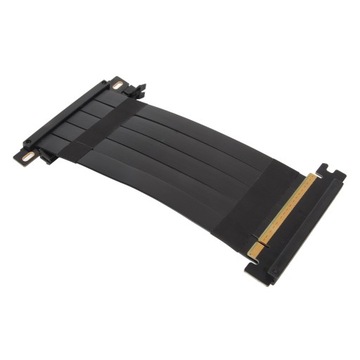ЛЕНТА PCIE 4.0 X16, 20 СМ, ЧЕРНАЯ