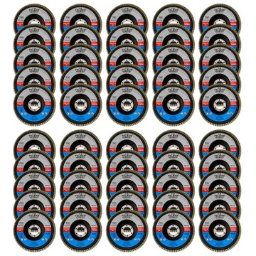 100SZT TARCZA ŚCIERNICA LAMELKOWA LISTKOWA 125 P40