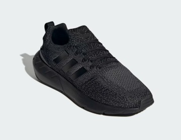 Adidas SWIFT RUN 22 GZ3500 черные удобные спортивные кроссовки, размер 40