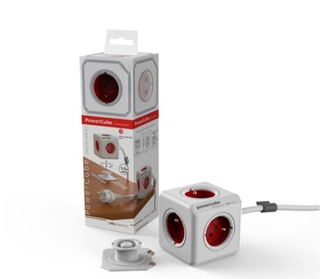 Удлиненный удлинитель Allocacoc PowerCube длиной 3 метра