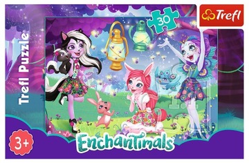 КУБИКИ-ПАЗЗЛ ВОЛШЕБНЫЙ МИР ENCHANTIMALS 30 ЭЛ.