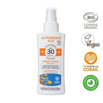 Spray Przeciwsłoneczny SPF30 Alphanova Sun 90g
