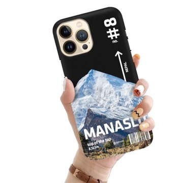 ETUI MATOWE do IPHONE 13 PRO MAX Góry CLIMB Wzory