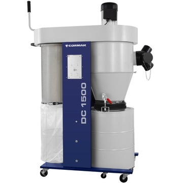ODCIĄG CYKLONOWY CORMAK DC1500 3200M3/H 1,5KW INNOWACYJNY SYSTEM FILTRACJI!