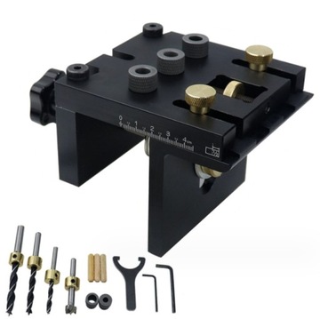 Шаблон 3-в-1 для эксцентриков для сверления дюбелей