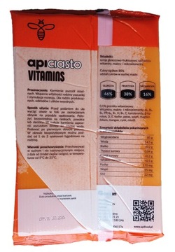 APICIASTO 1 kg CIASTO dla pszczół z WITAMINAMI pokarm na wiosnę