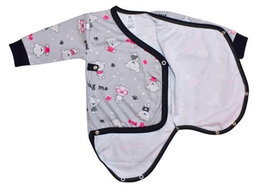 БОДИ ИЗ ХЛОПКОВОГО КОНВЕРТА С длинными рукавами Мишки Тедди 50