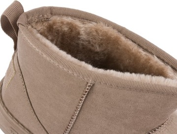 СНЕЖНЫЕ БОТИНКИ ЖЕНСКИЕ BIG STAR С МЕХОМ, БЕЖЕВЫЕ, размер 38