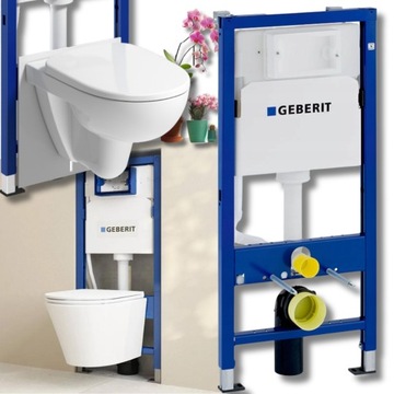 Скрытая рама для подвесного унитаза, GEBERIT DUOFIX BASIC BOWL, 112 см