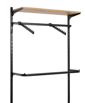 GARDEROBA JEDNOMODUŁOWA Best-line 100x200 BLACK
