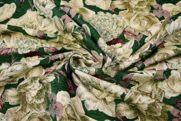 МАТЕРИАЛ ОБИВОЧНОЙ ТКАНИ ЦВЕТЫ GREEN FLORES