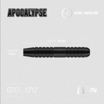 Дартс Дартс Апокалипсис Винмау Стальной наконечник 25г