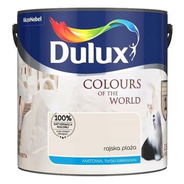 Rajska plaża 2,5L Farba emulsyjna Dulux Kolory