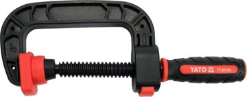 ŚCISK TYP C ŚRUBOWY NYLONOWY 75 MM