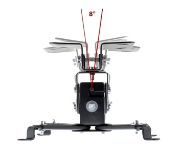 КРОНШТЕЙН ДЛЯ ПОТОЛОЧНОГО НАСТЕННОГО ПРОЕКТОРА РЕГУЛИРУЕМЫЙ 3 В 1