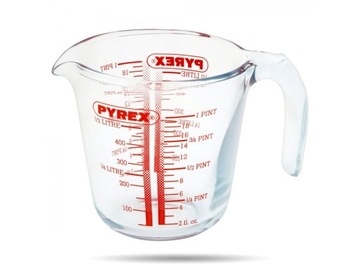 Мерный кувшин PYREX емкостью 0,5 л с мерной шкалой
