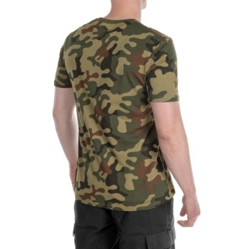 Мужская хлопковая футболка HELIKON Moro PL Woodland WZ93 L