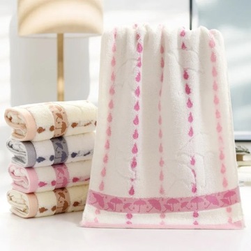 Super Absorbent Soft Washcloth the Bath Pure Cotton Siege Back Word