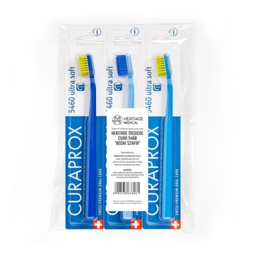 Zestaw Heritage Medical ze szczoteczkami Curaprox / Boski szafir 5460