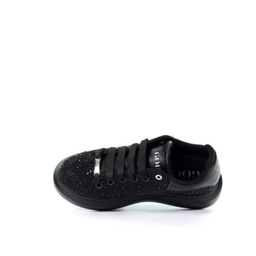 DAMSKIE SNEAKERSY CZARNE Z CYRKONIAMI GOE KK2N4071 37