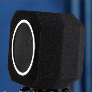 Акустический фильтр экрана микрофона открыт