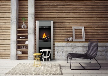 Электрокамин Dimplex Optimyst Cubic, серебристый