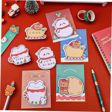 36 Szt świąteczne karteczki samoprzylepne naklejki na notatki na Boże Narod