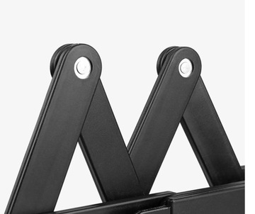 ВЕЛОСИПЕДНЫЙ ЗАМОК ДЛЯ ВЕЛОСИПЕДА, СКЛАДНОЙ КОМБИНИРОВАННЫЙ ЗАМОК, ЗАКАЛЕННАЯ СТАЛЬ