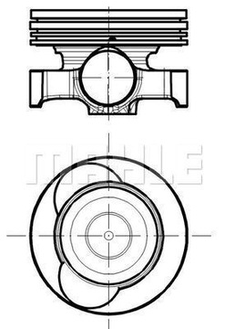 MAHLE 021 PI 00118 100 PÍST