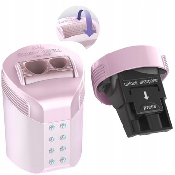 FABER-CASTELL Temperówka podwójna z pojemnikiem strugaczka RollOn Sparkle