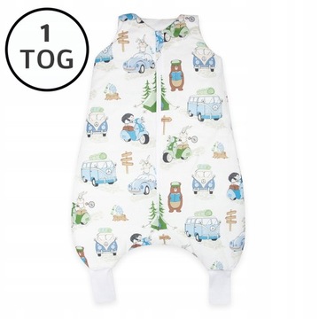 OCIEPLANY ŚPIWOREK Z NOGAWKAMI 68-86 S WZORY!!!