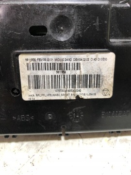 9811856 MINI R55 R56 R57 PANEL KLIMATIZACE