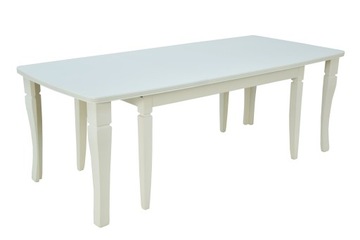 РАСШИРЯЕМЫЙ стол с 12 стульями для СТОЛОВОЙ, белый ЦВЕТА