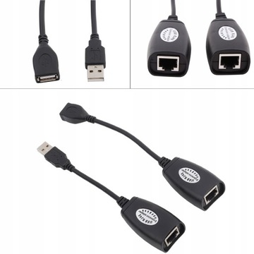 УДЛИНИТЕЛЬ USB ПО ВИТОЙ ПАРЕ RJ45 CAT5