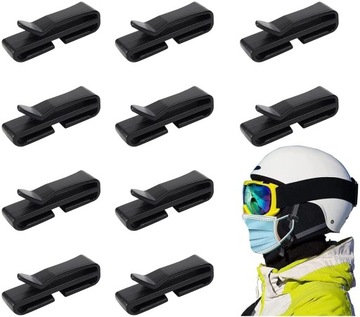 10X Zacisk do Maski na Kask Narciarski