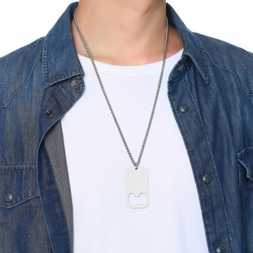 Прямоугольная подвесная открывалка для бутылок, сталь