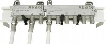 Rozgałęźnik 1/ 3 Wyjścia Rozdzielacz TV DVB-T2 DVB-C Spliter Televes 519603