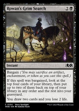 MtG: Rowan's Grim Search (WOE)
