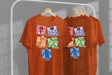 НАБОР 3В1 ДЕТСКАЯ ФУТБОЛКА ТАТУ НАКЛЕЙКИ РАДУГА ДРУЗЬЯ 140 КАЧЕСТВО