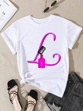 Y2k T-shirty Moda damska koszulka nazwa własna lit