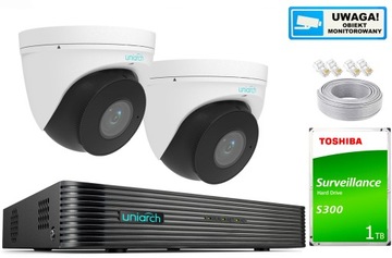 Zestaw Monitoringu Zoom x4 4Mpx IR30 Z Mikrofonem