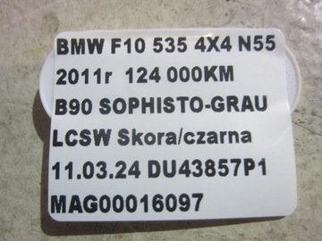 BMW 5 F10 535IX N55 F07 4X4 F06 640I UCHYCENÍ MOTORU PRAVÁ OPĚRADLO 22116781258
