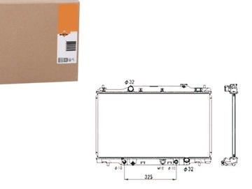 CHLADIČ HONDA STREAM 01- NRF53679