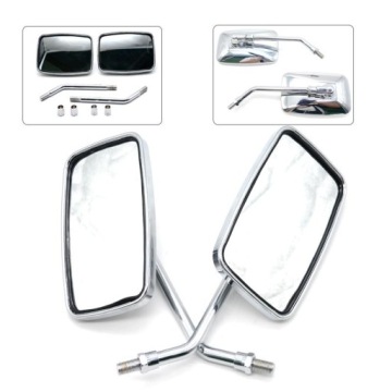 MPC ЗЕРКАЛА ХРОМИРОВАННЫЕ ПРАВАЯ РЕЗЬБА M10 HONDA KAWASAKI SUZUKI E9 ОДОБРЕНИЕ