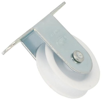 Bloczek do linek z plastikowym kółkiem 38mm Przykręcany płytka 70x14mm