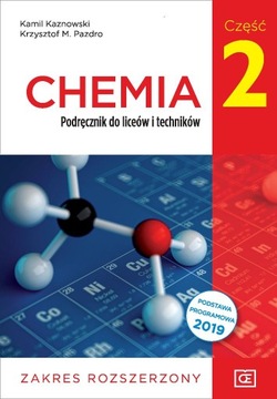 CHEMIA 2 PODRĘCZNIK ZAKRES ROZSZERZONY PAZDRO 2020