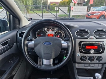 Ford Focus II Kombi 1.6 Duratec 100KM 2010 Ford Focus Lift Sliczny czarny 1.6 benzyna 213 tys km bezwypadkowy z Niemi, zdjęcie 22