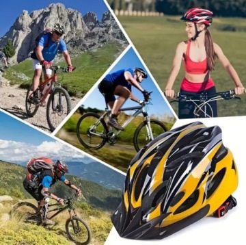 ВЕЛОСИПЕДНЫЙ ШЛЕМ МУЖСКОЙ ЖЕНСКИЙ, РЕГУЛИРУЕМЫЙ, УДОБНЫЙ, ДЛИНА 58-61 СМ, БЕЛЫЙ