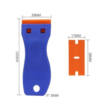 Пластиковый скребок для лезвий бритвы, устойчивый к чистке