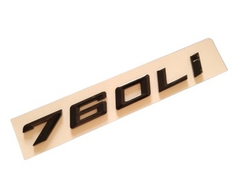Emblemat 760Li do BMW Black Glossy